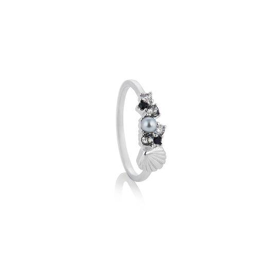 Under The Sea Shell Silver Ring L