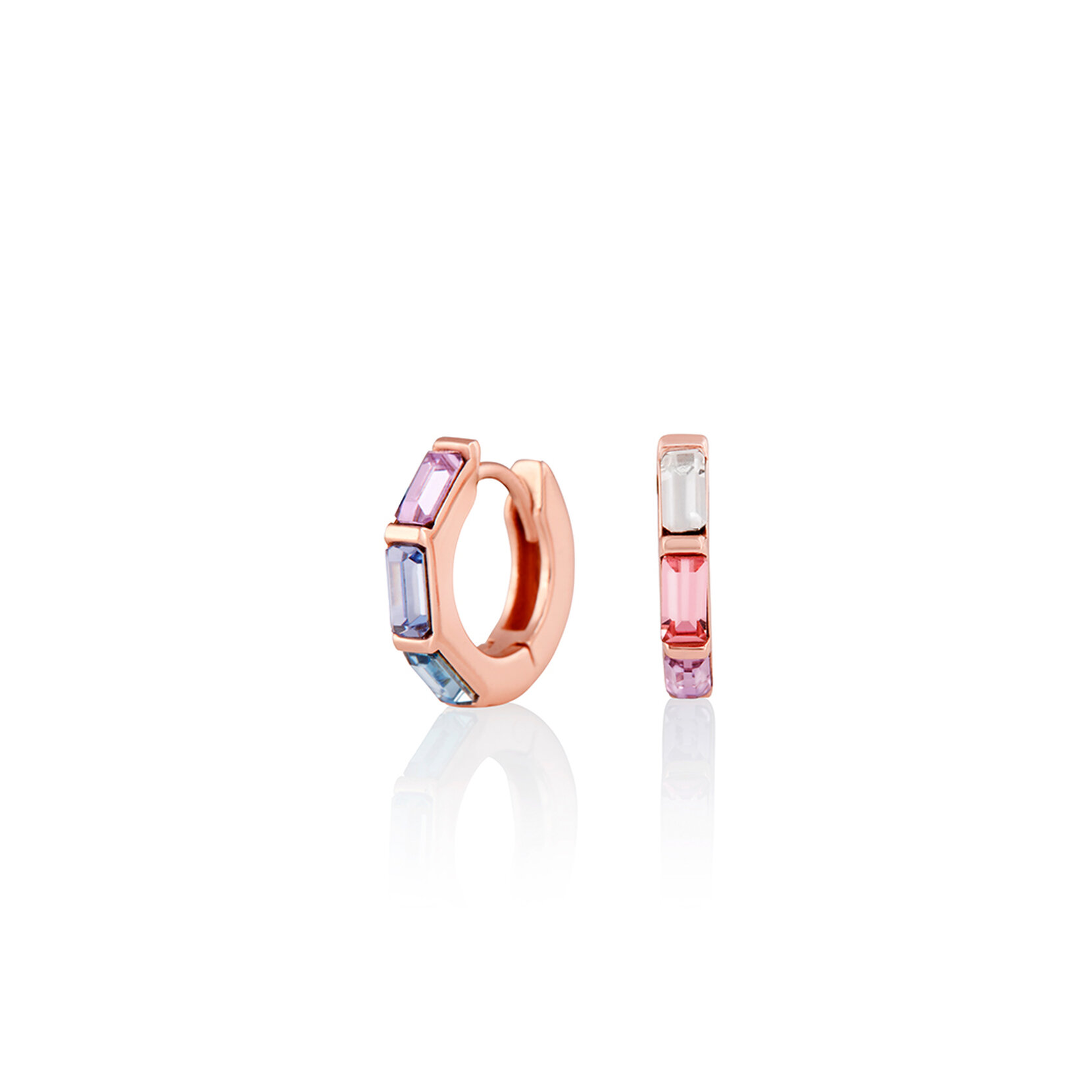 Rainbow Huggies & Rainbow Bee Stud Earring Bundle