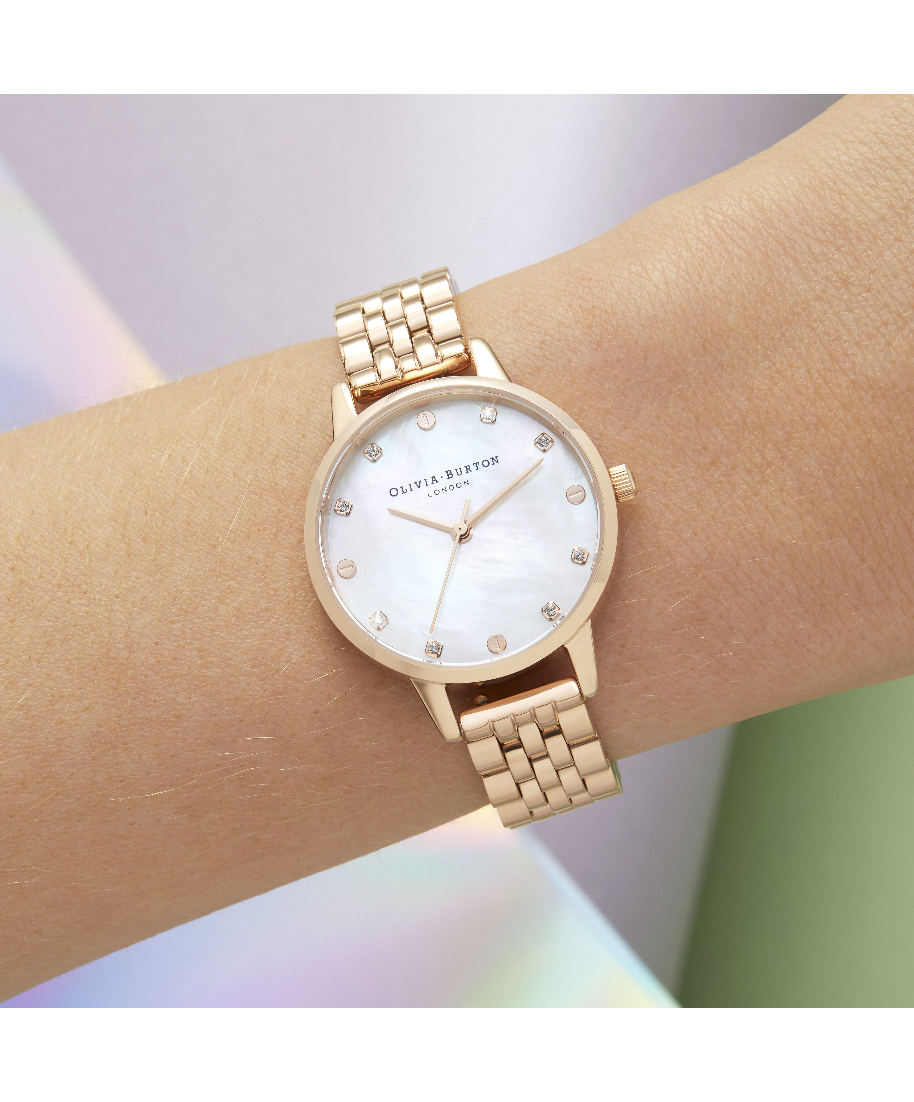 Olivia burton case cheap cuff rose gold