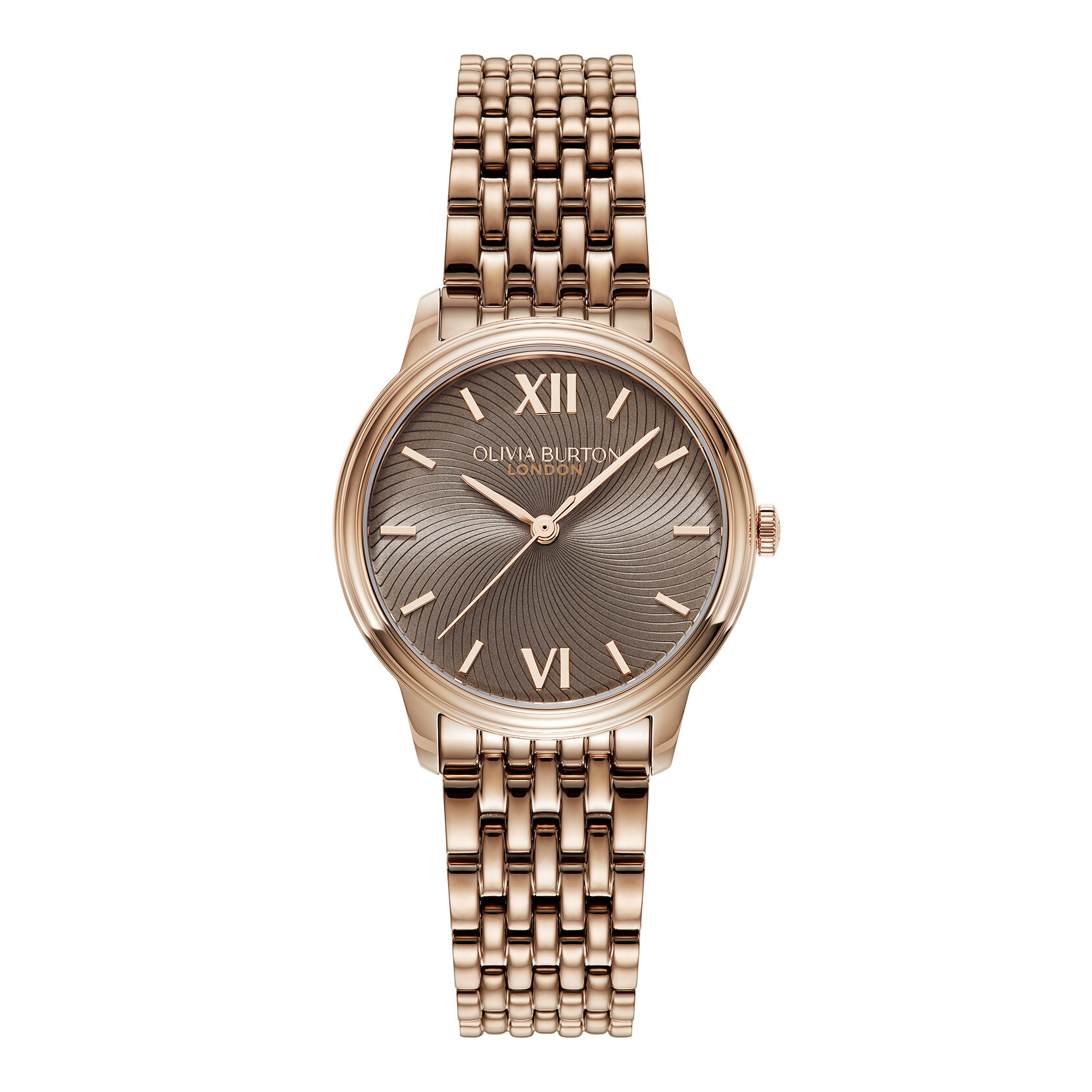 32mm Swirl Mushroom & Rose Gold Bracelet Watch