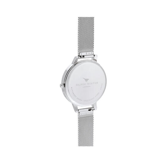 Painterly Prints Silver Mesh Watch