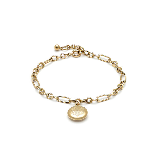 Ever Stacked Gold Plated Multi-Chain Bracelet