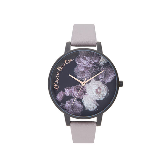 Fine Art Grey Lilac & Matte Black