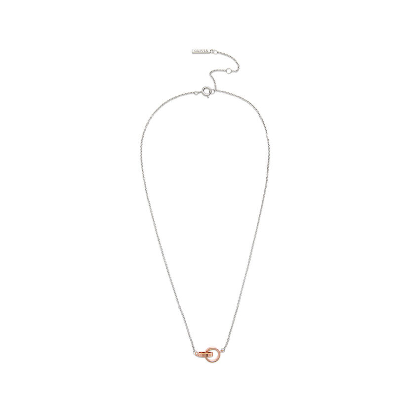 Olivia burton gold interlink necklace clearance