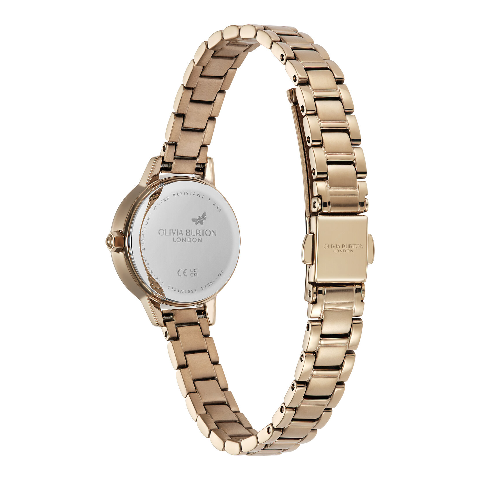 23mm Mini Chalk Blue & Rose Gold Bracelet Watch