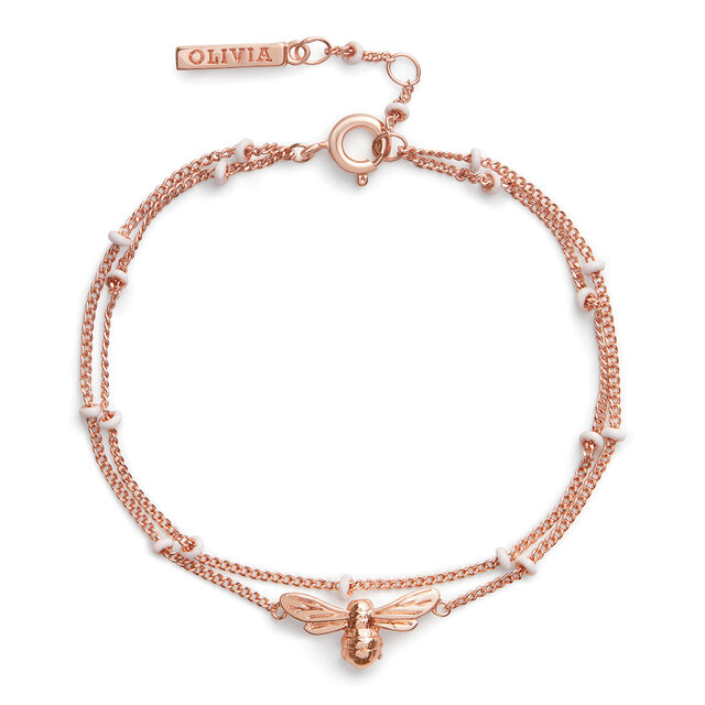 Rose Gold Bee Bracelet