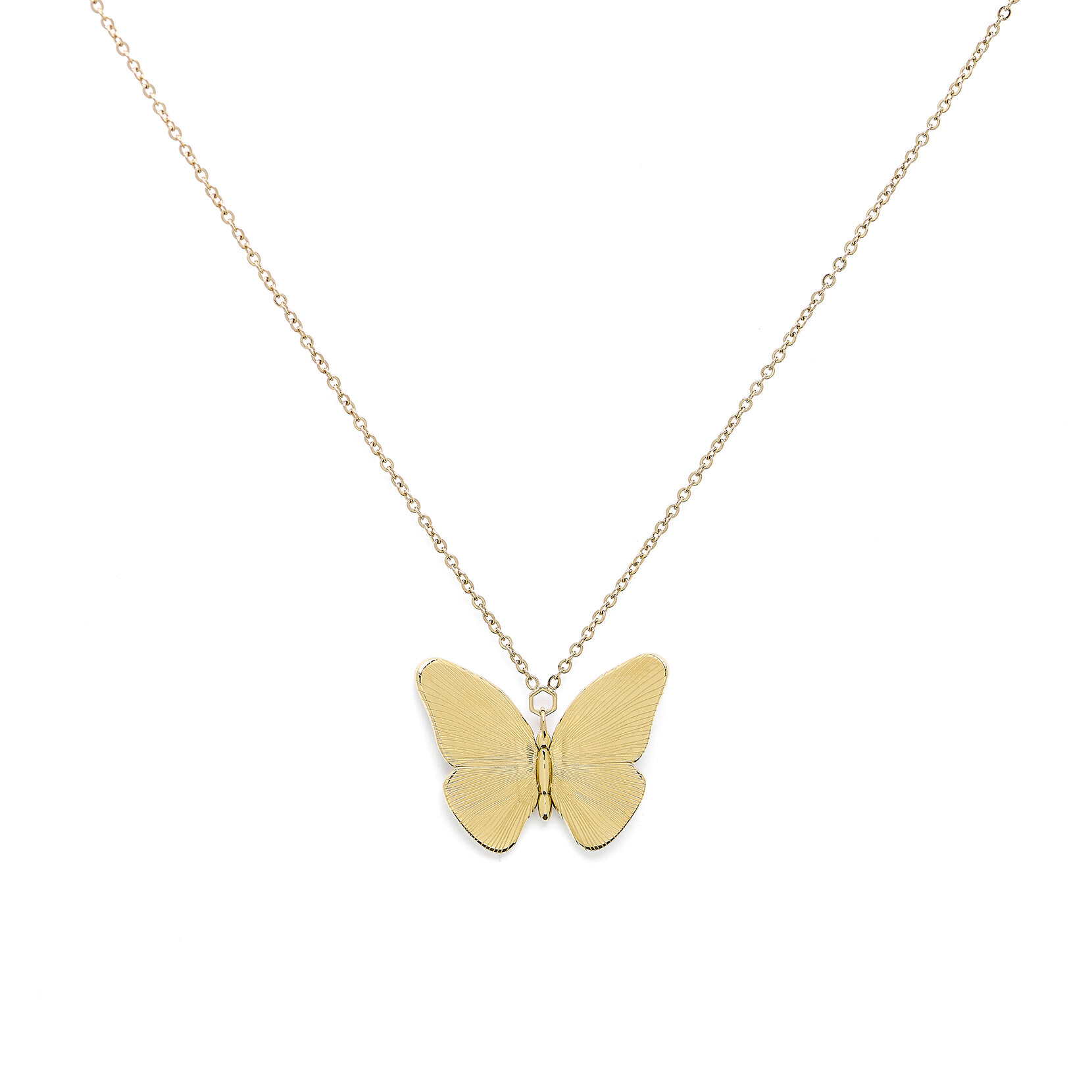 Butterfly Gold Necklace