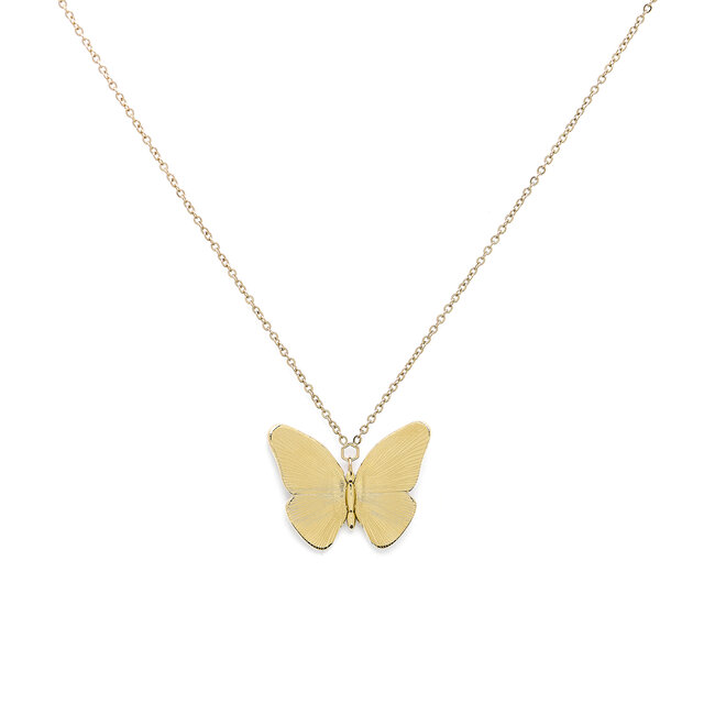 Collier Papillon Or