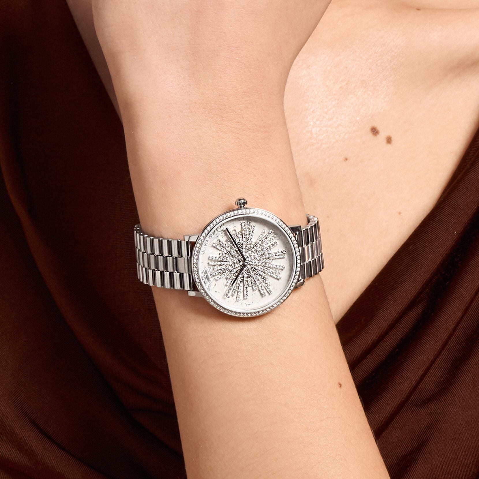 Bracelet de Montre Ice Burst 35mm Gris & Argent