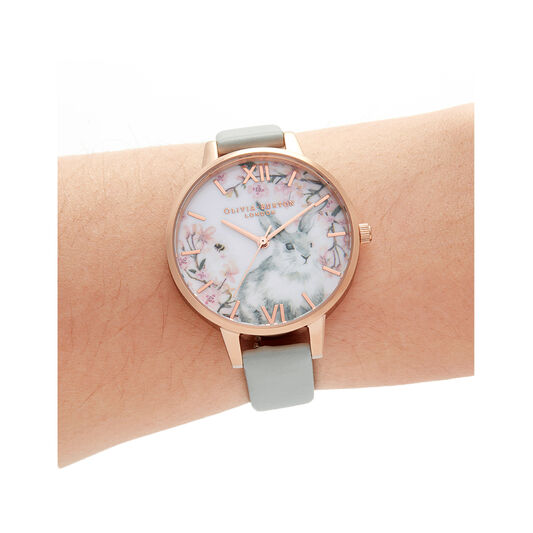 Bunny Vegan Grey & Rose Gold Watch