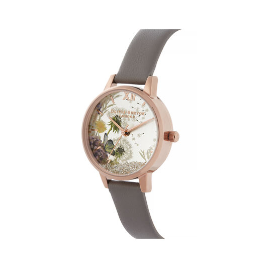 Wishing Watch Grey & Rose Gold Watch
