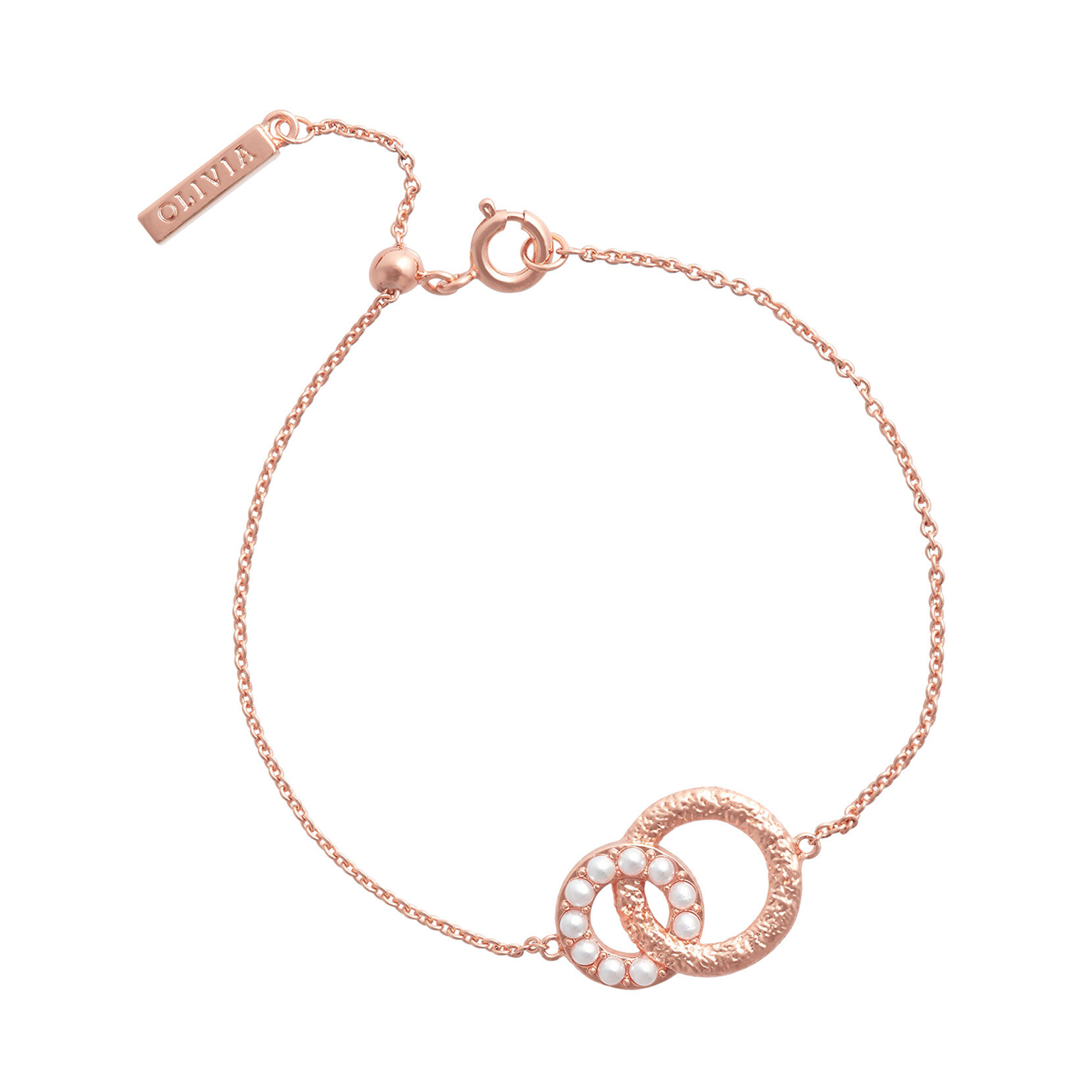 Rose Gold Pearl Bracelet