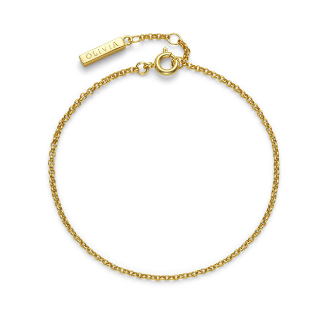 Petite Rolo Gold Plated Chain Bracelet