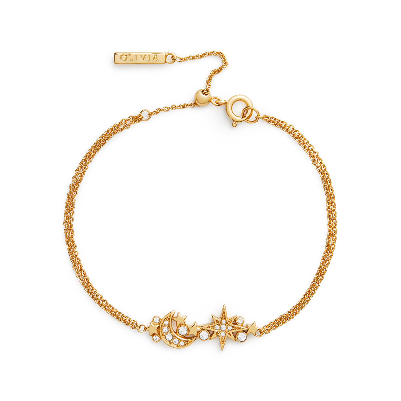 Gold Cluster Bracelet