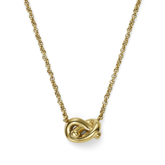 Collier Nœud d’Amour Or plaqué