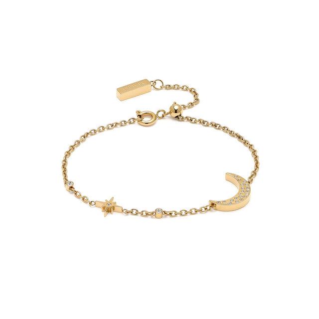 Bracelet Étoile polaire et Lune Or