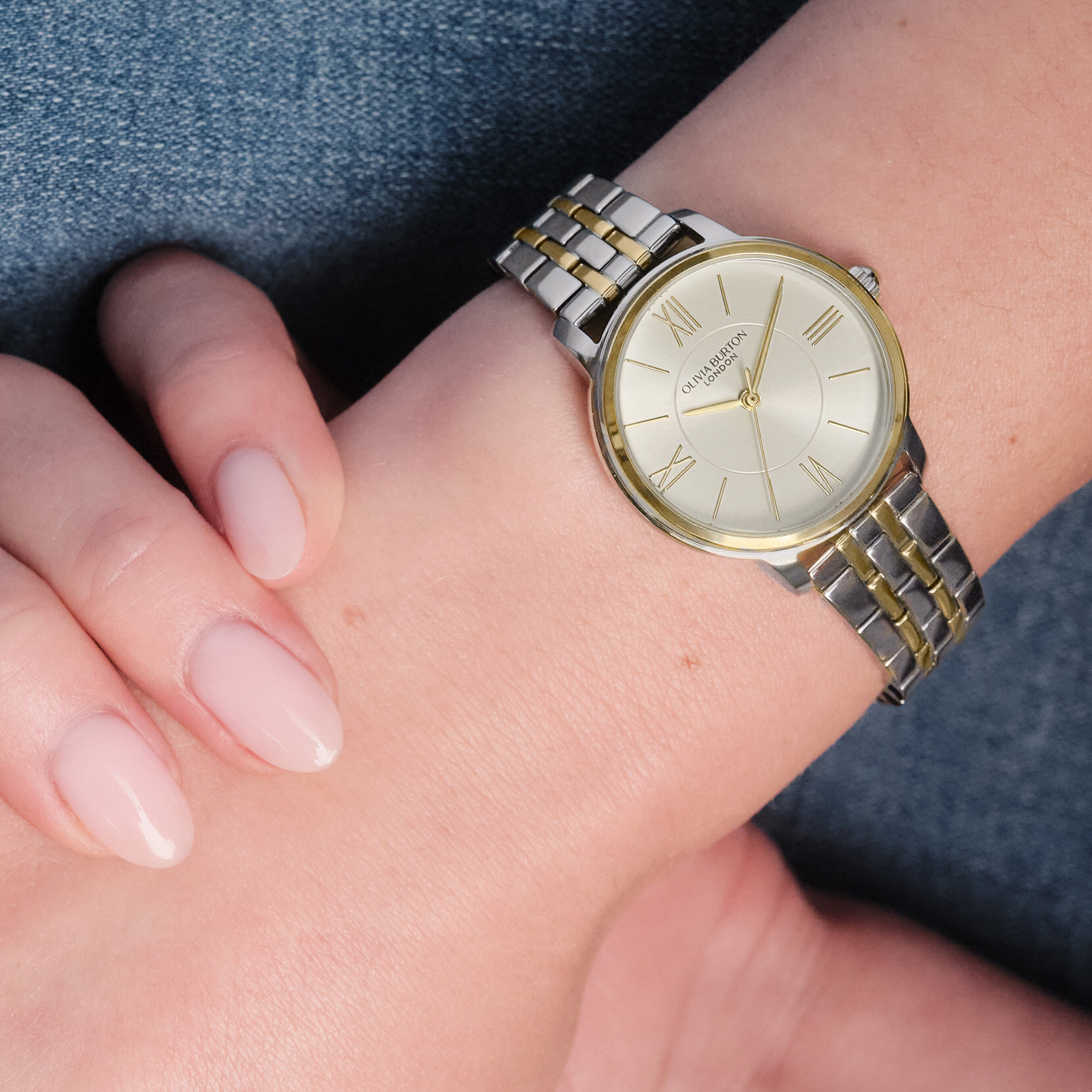 30mm Westbourne White & Two Tone Bracelet Watch