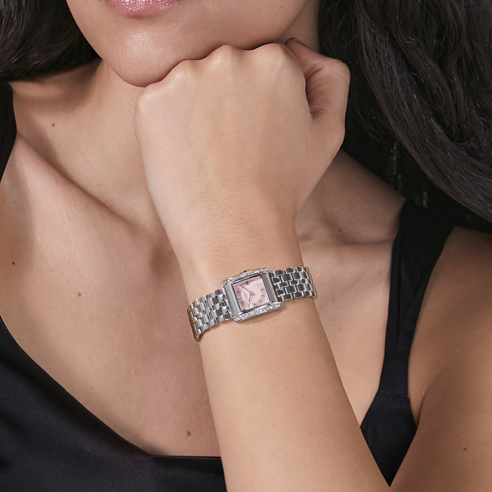 21mm Berkley Blush & Silver Bracelet Watch