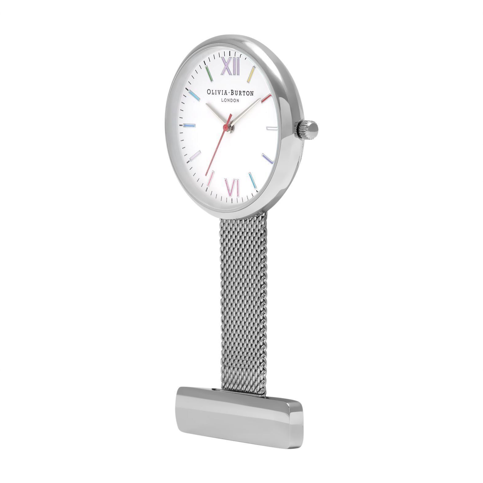 Rainbow Marker Fob Chalk Blue Watch Gift Set Olivia Burton London