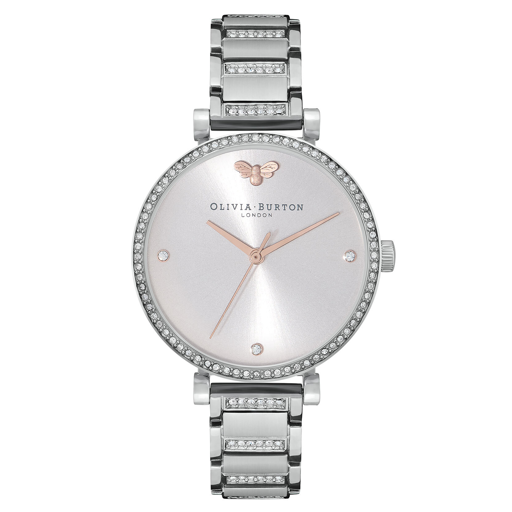 32mm Tbar Grey & Silver Bracelet Watch