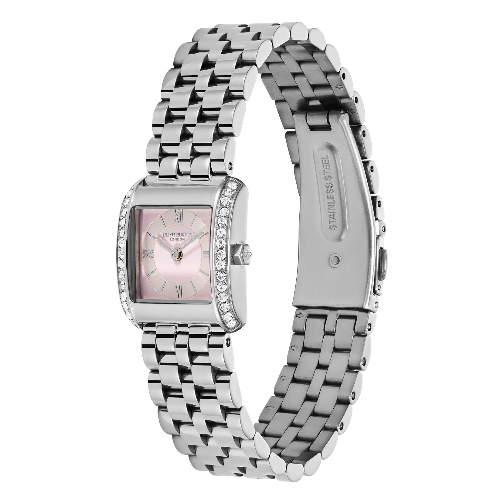 21mm Berkley Blush & Silver Bracelet Watch