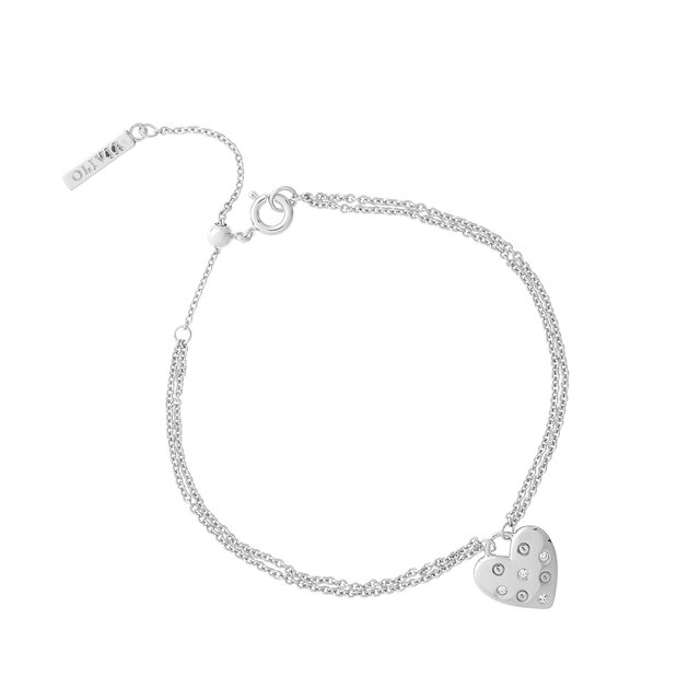 Silver Heart Bracelet
