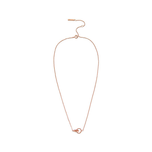 Interlink Rose Gold Necklace