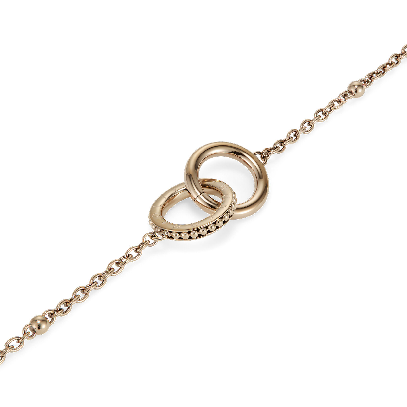 Amity Interlock Rose Gold Plated Bracelet
