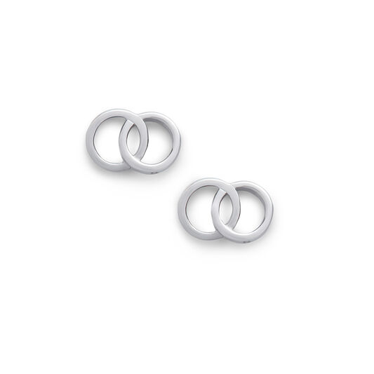 Classics Interlink Silver Earrings