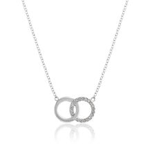 Collier Classic Bejewelled Interlink argent