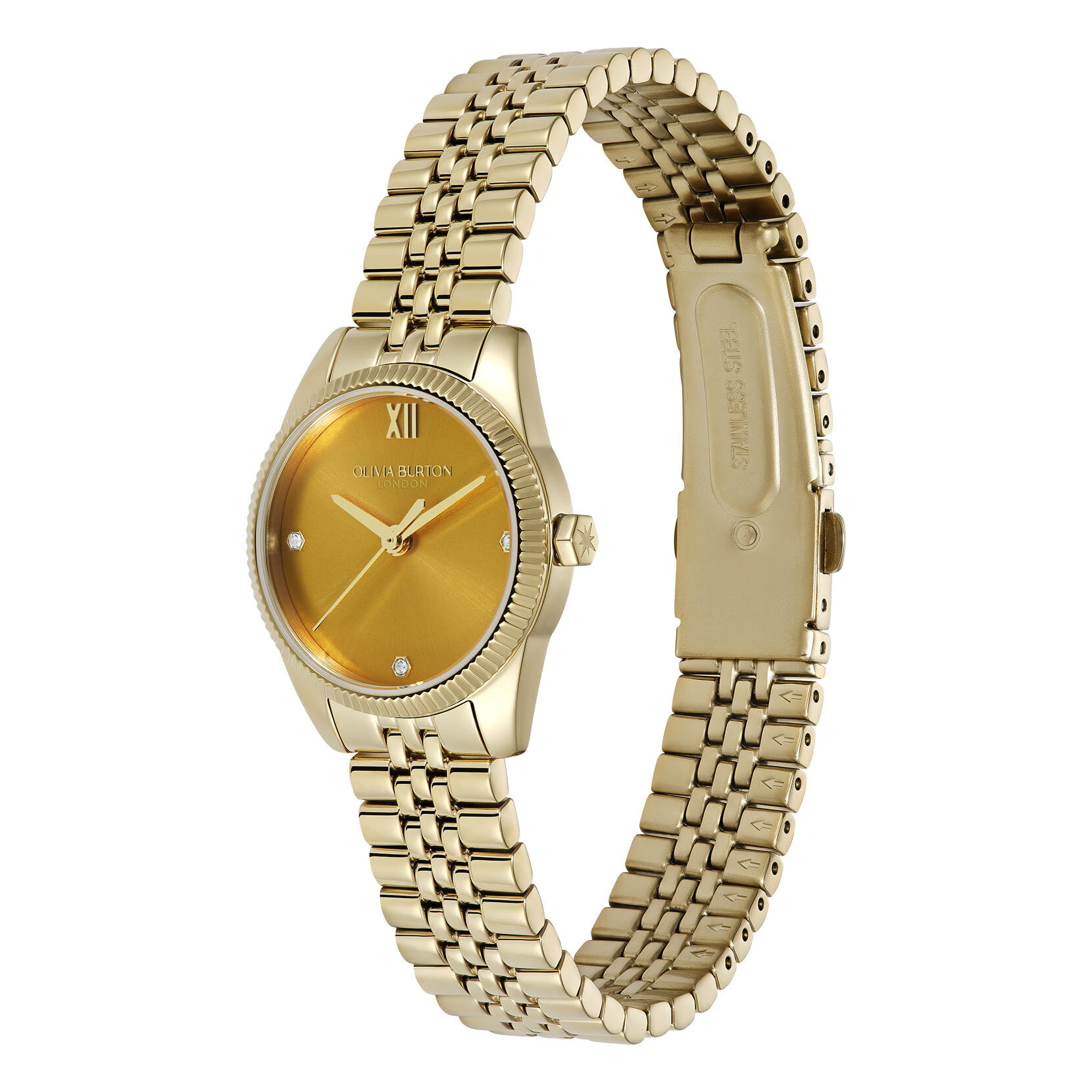25mm Highbury Golden Hour & Gold Bracelet Watch
