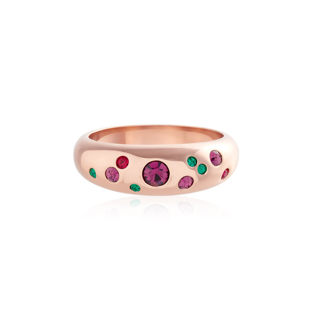 Rose Gold Jewel Tone Ring