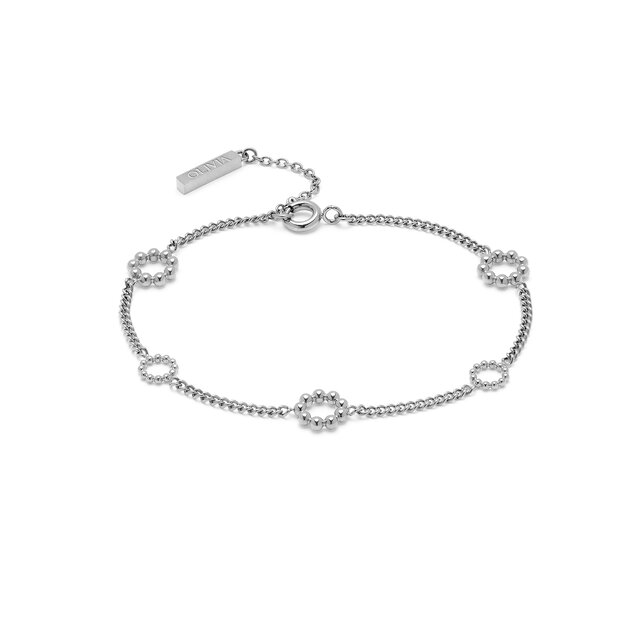 Vintage Bead Silver Bracelet