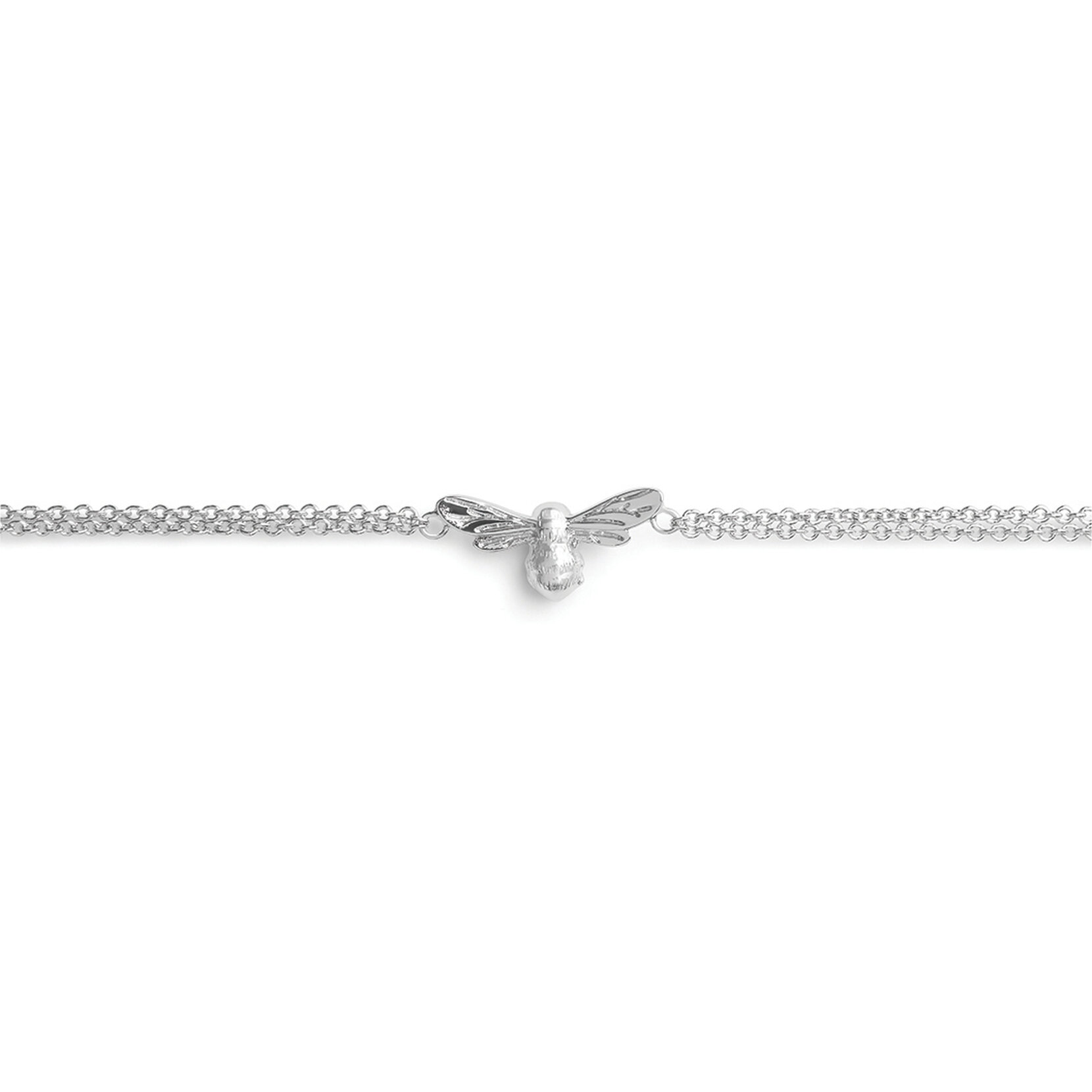 Bracelet chaîne Lucky Bee argent 