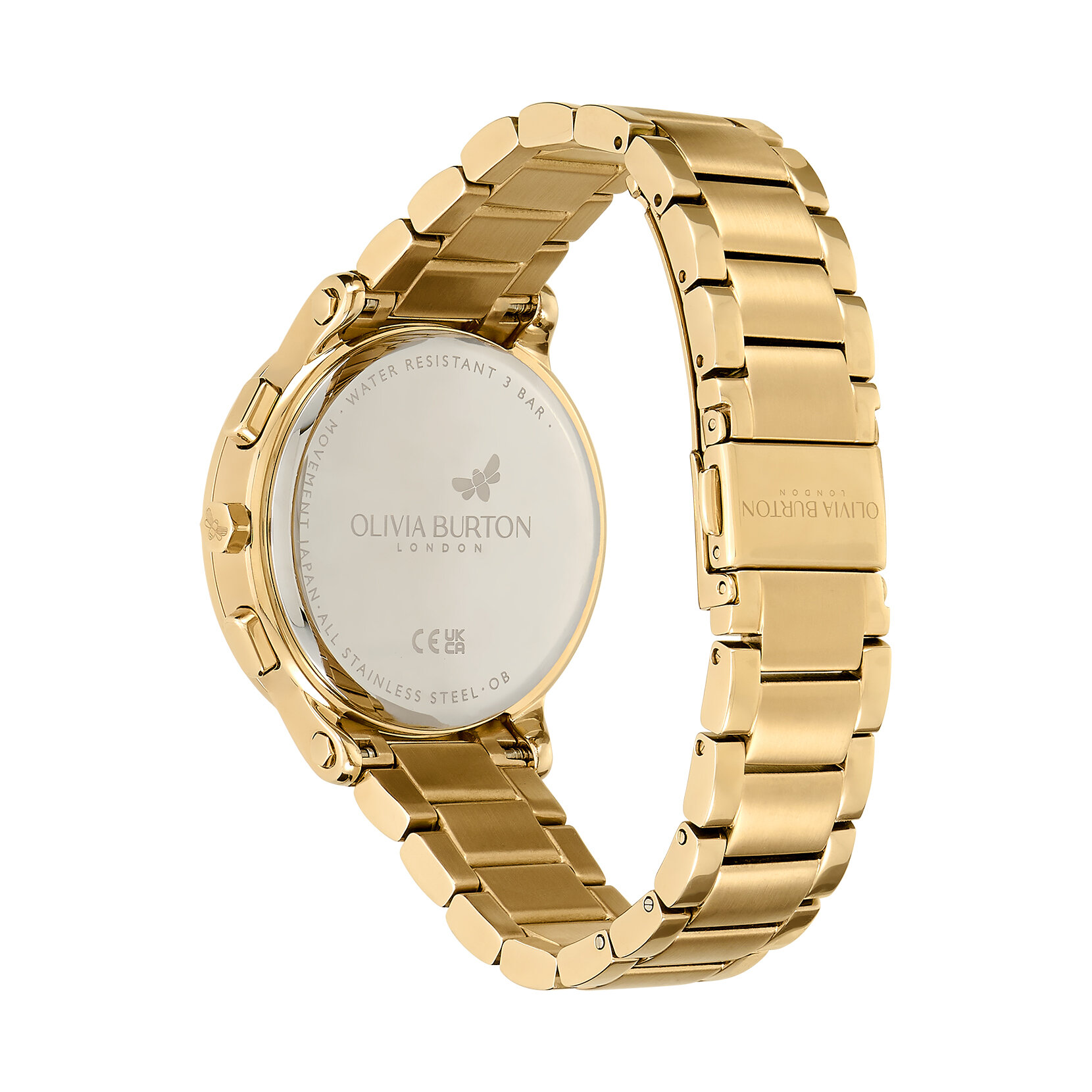 38mm Multi-Function Champagne & Gold Bracelet Watch