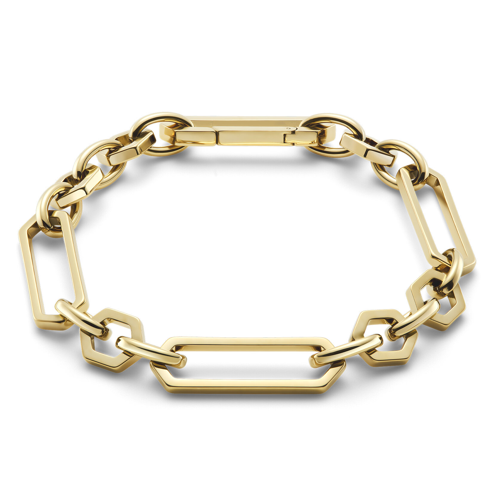 Bracelet Hex Link Plaqué Or