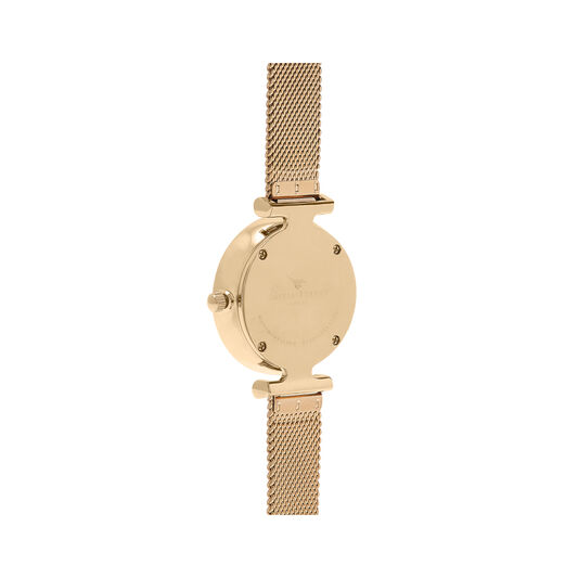 Queen Bee Gold Mesh Watch