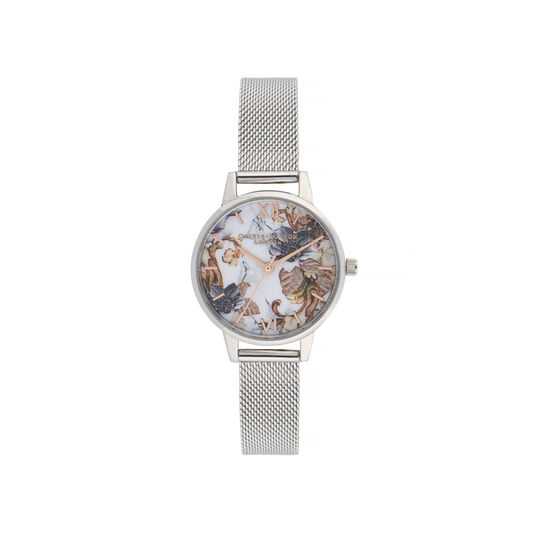 Marble Florals Midi Dial Watch