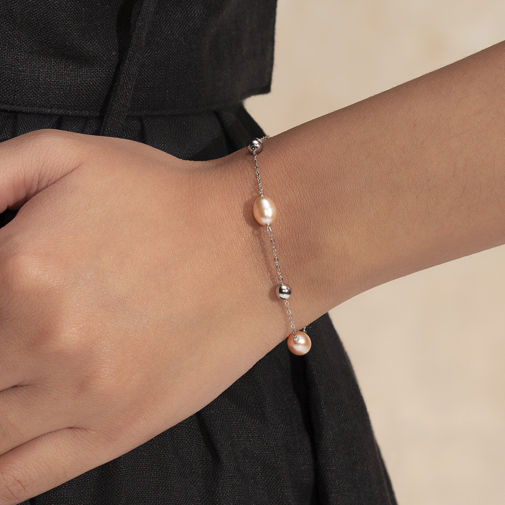 Bracelet Perlé By The Sea Argenté