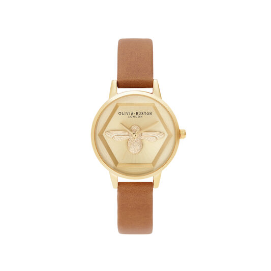 Charity Bee Watch Vegan Honey Tan & Gold