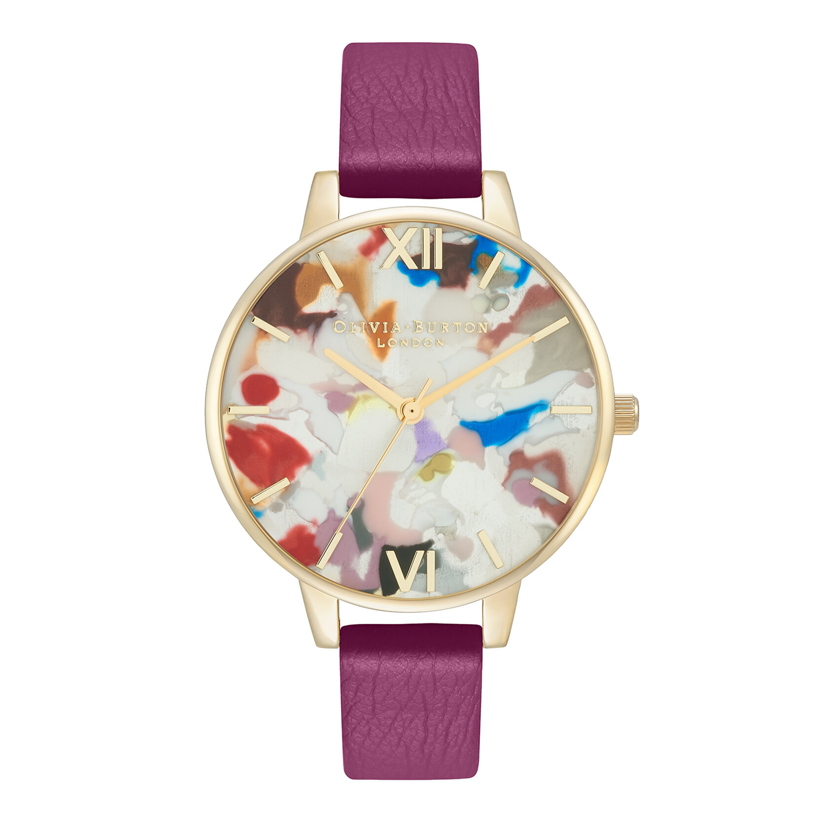 34mm Gold & Purple Eco Vegan Strap Gift Set