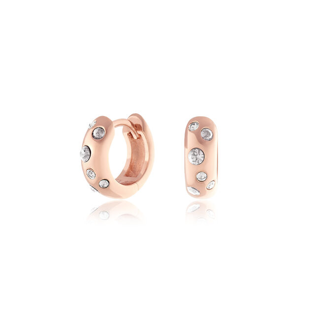 Classic Bejewelled Chubby Huggies Rose Gold