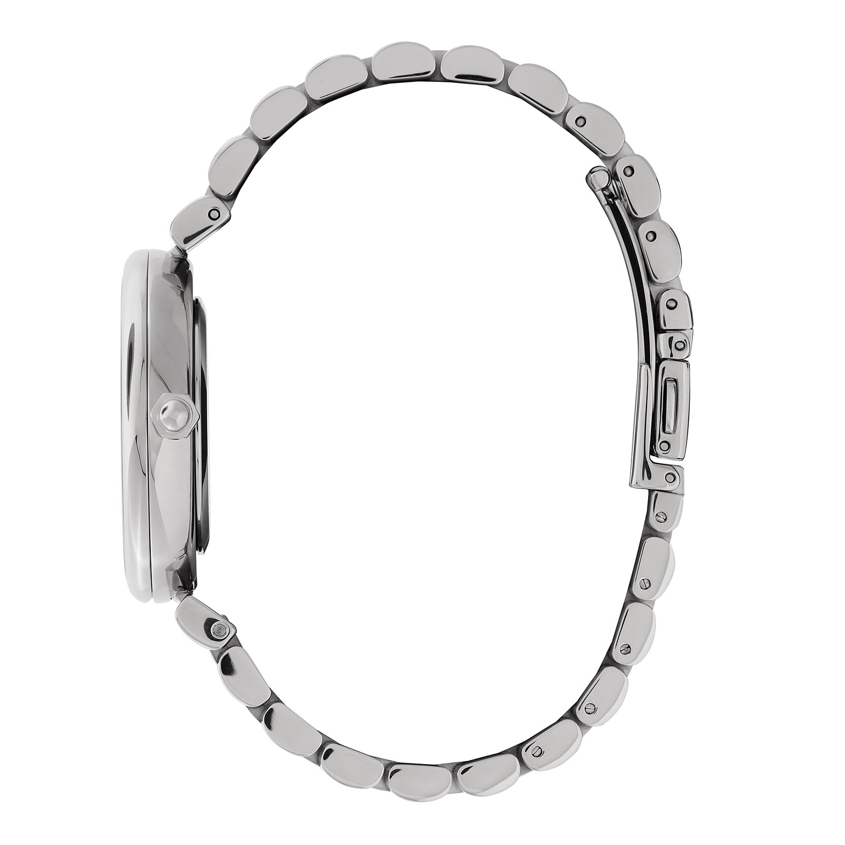 36mm Dogwood T-Bar White & Silver Bracelet Watch