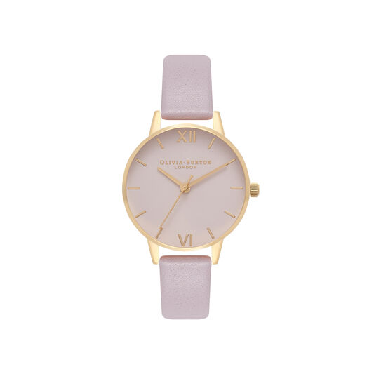 Big Dial Blush Dial & Gold Watch