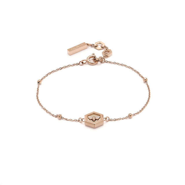 Bracelet Abeille Minima Or rose