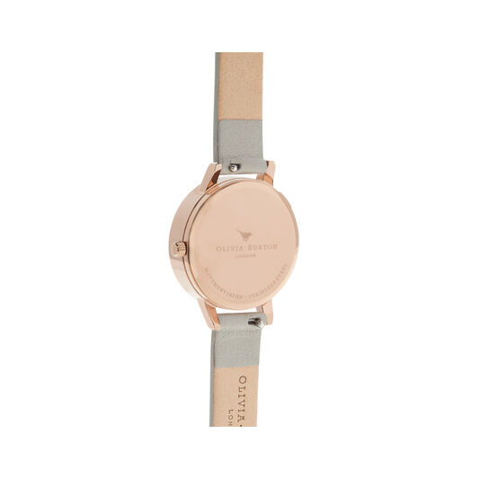 Busy Bees Grey & Rose Gold Watch