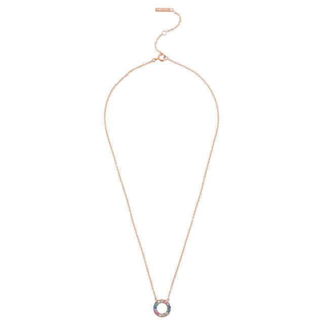 Collier Rainbow Halo or rose