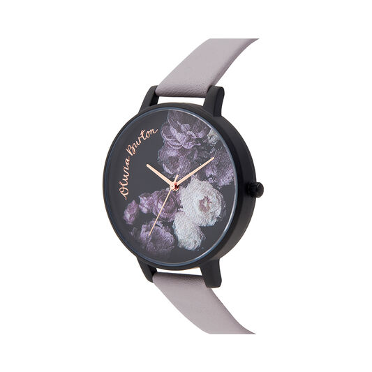 Fine Art Grey Lilac & Matte Black