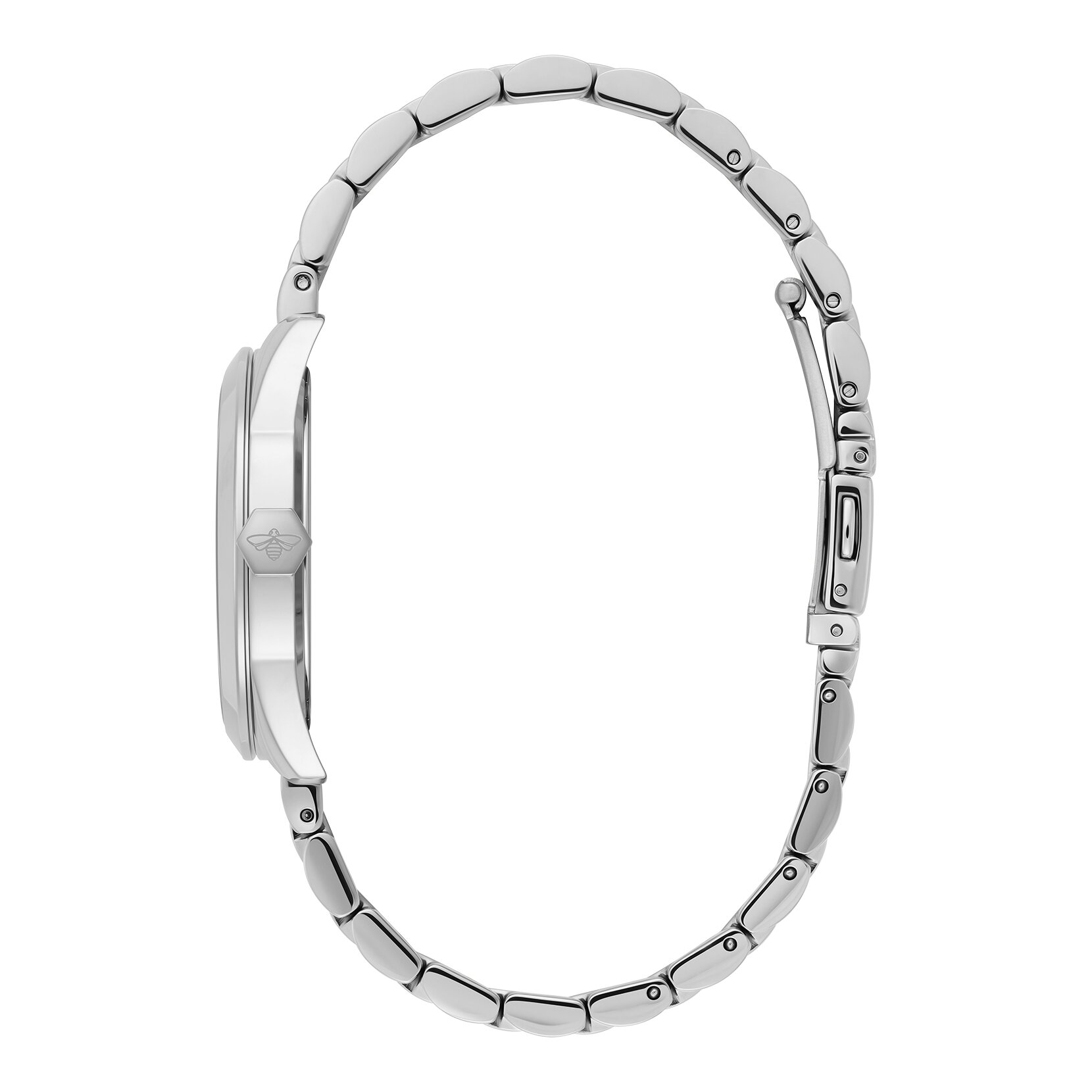 Montre Geo Vert Sapin & Bracelet Argenté 34mm