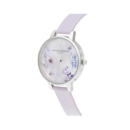 Sunlight Florals Violet & Silver Watch